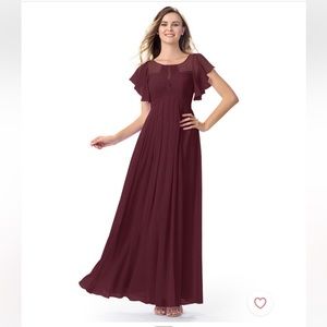 Azazie Cabernet Bridesmaid Dress